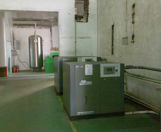 布里斯托上海福茂食用菌有限公司無(wú)油螺桿空壓機(jī)應(yīng)用案例